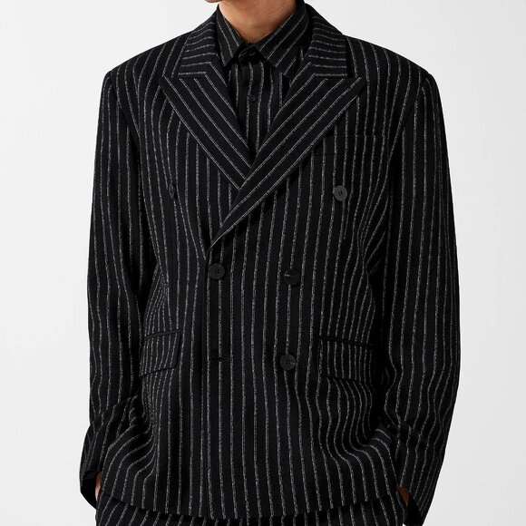 BNWT SS25 ERNEST W. BAKER PIN STRIPE BLAZER JACKET 50 - Picture 1 of 12
